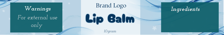 Lip Balm Printed Labels