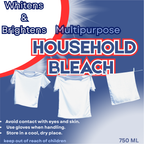 Household Bleach Printed Label – Classic Design