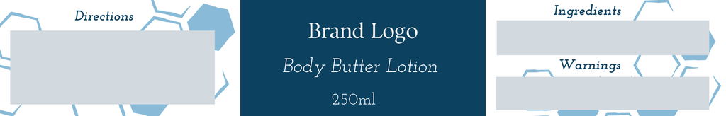 Body Lotion Printed Labels