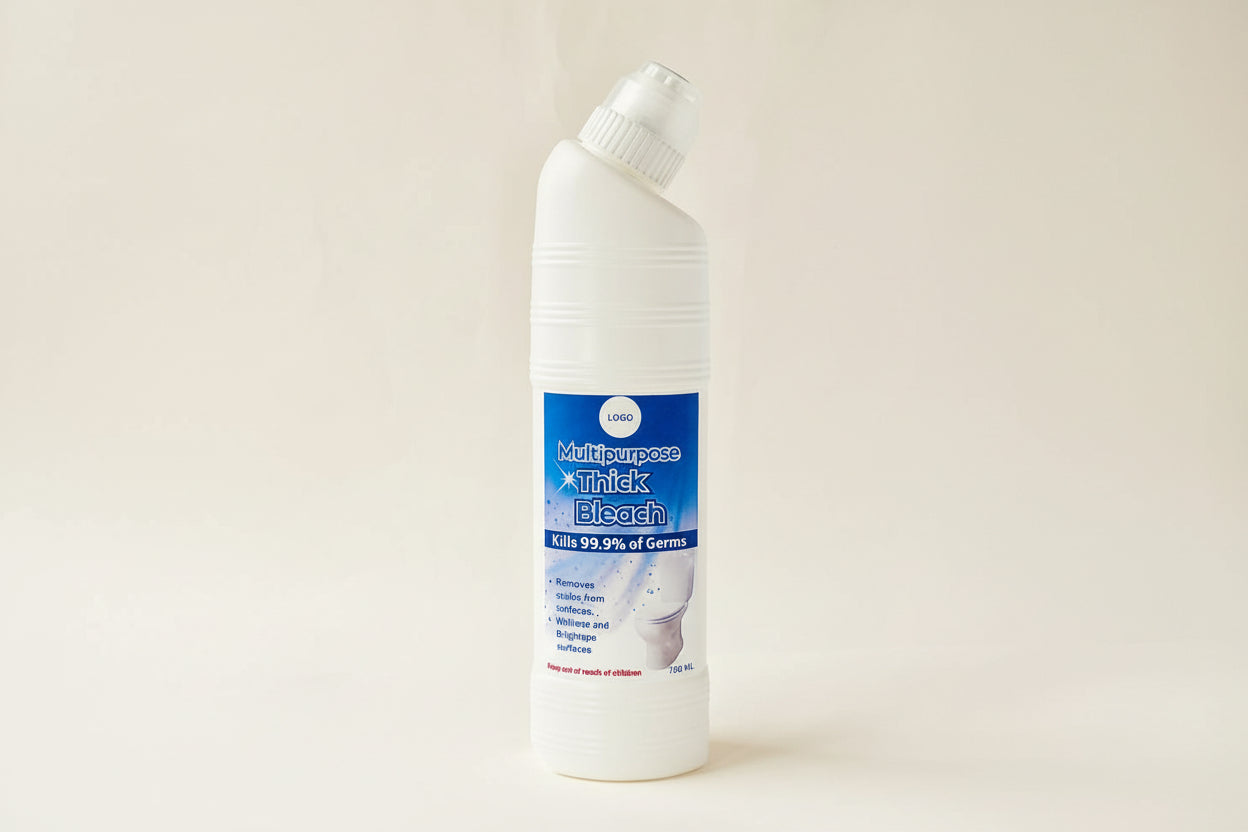 Thick Bleach Printed Label (750ml ) – Classic Design